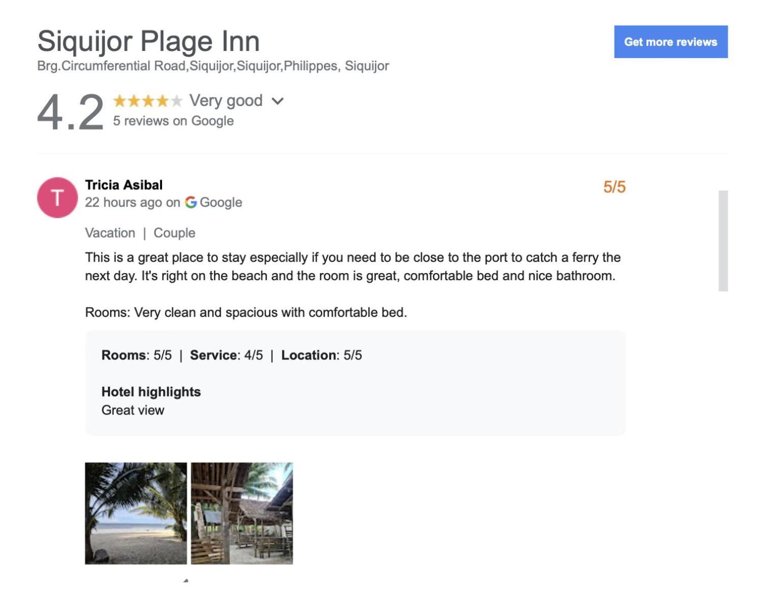 Siquijor Plage Inn Esterno foto